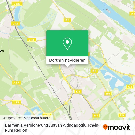 Wie Komme Ich Zu Barmenia Versicherung Antvan Altindagoglu In Koln Mit Der Bahn Dem Bus Der Strassenbahn Oder Der U Bahn Moovit