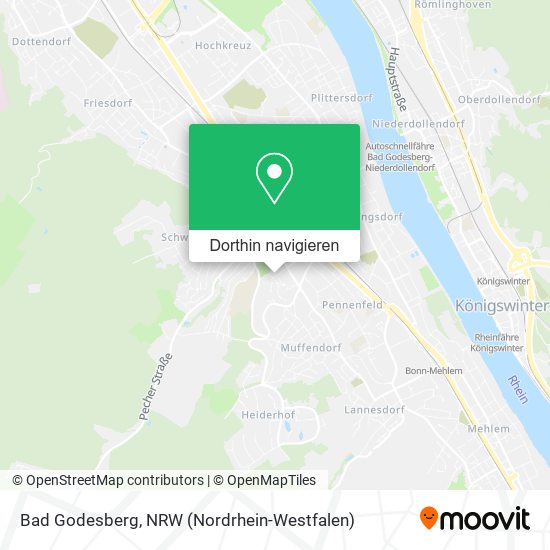 Bad Godesberg Karte