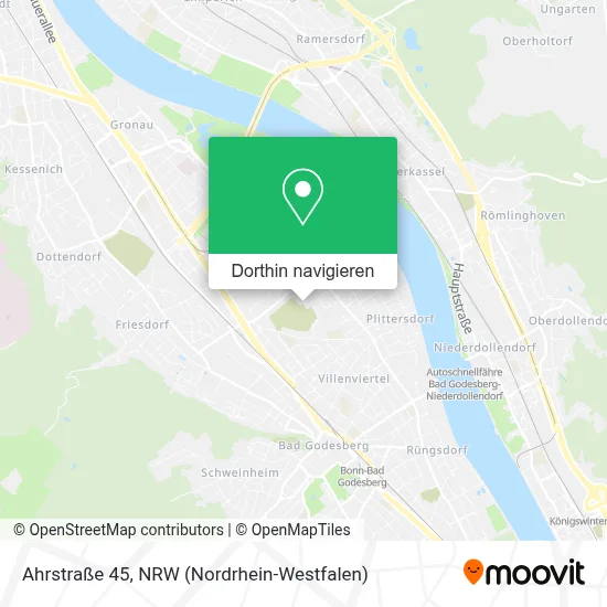 Ahrstraße 45 Karte