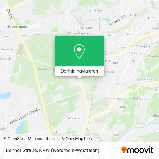 Bonner Straße Karte