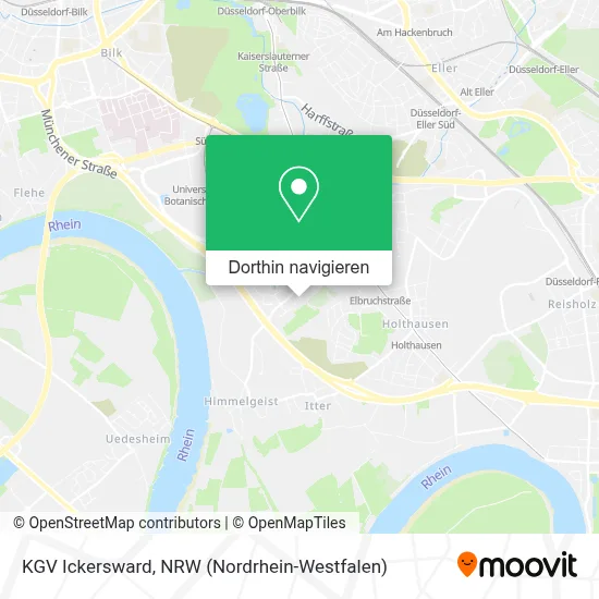 KGV Ickersward Karte