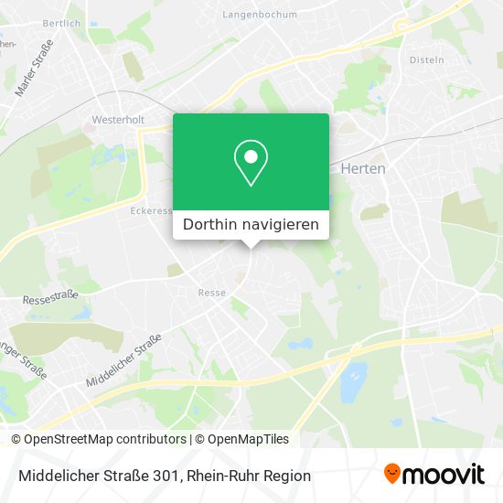 Middelicher Straße 301 Karte