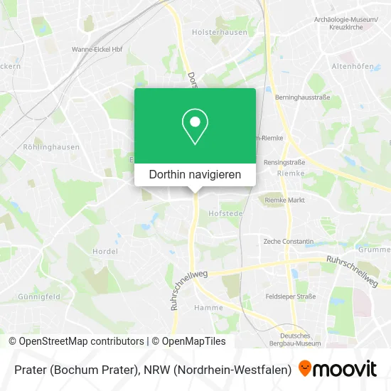 Prater (Bochum Prater) Karte