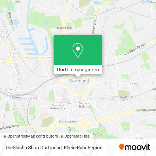 Da-Shisha Shop Dortmund Karte