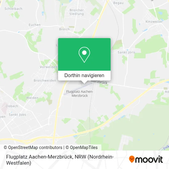 Flugplatz Aachen-Merzbrück Karte