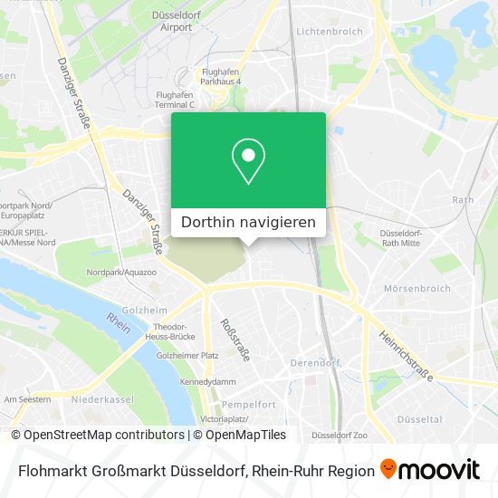 Flohmarkt Großmarkt Düsseldorf Karte