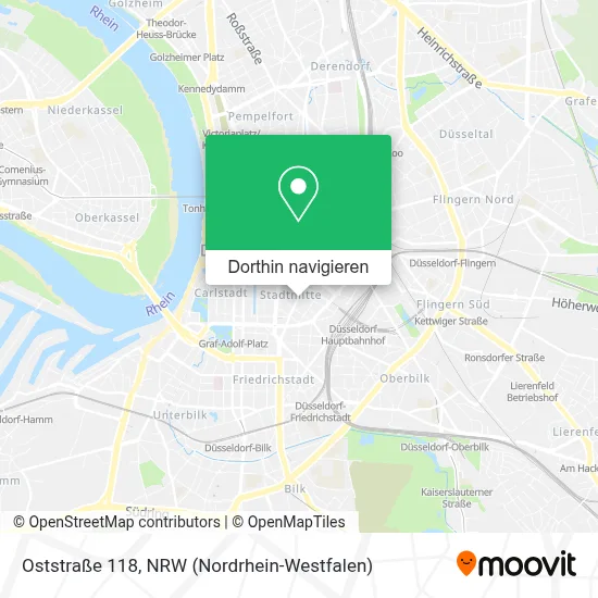 Oststraße 118 Karte