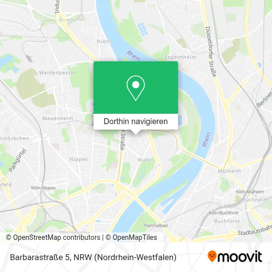 Barbarastraße 5 Karte