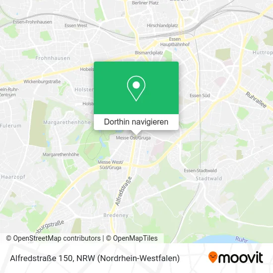 Alfredstraße 150 Karte