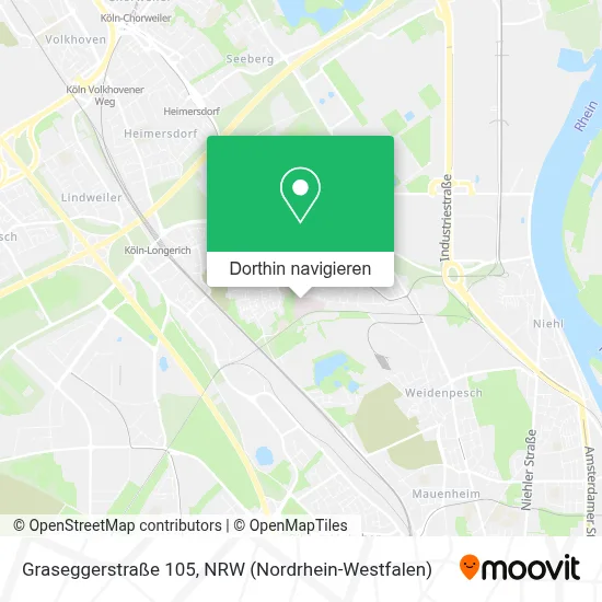 Graseggerstraße 105 Karte