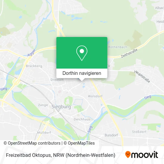 Freizeitbad Oktopus Karte