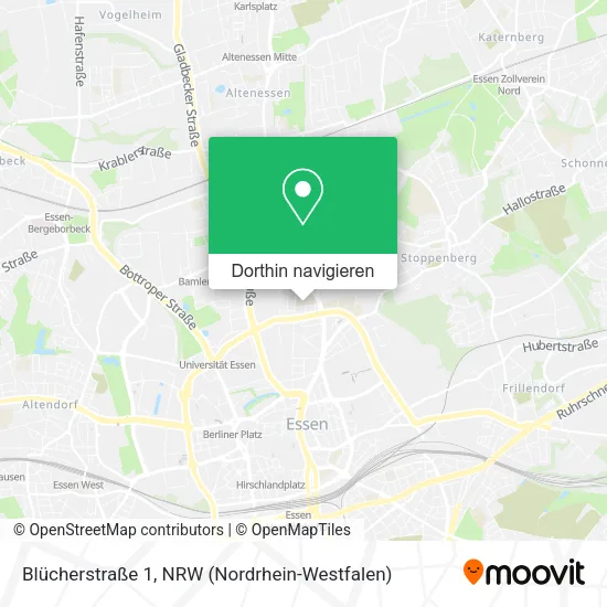 Blücherstraße 1 Karte