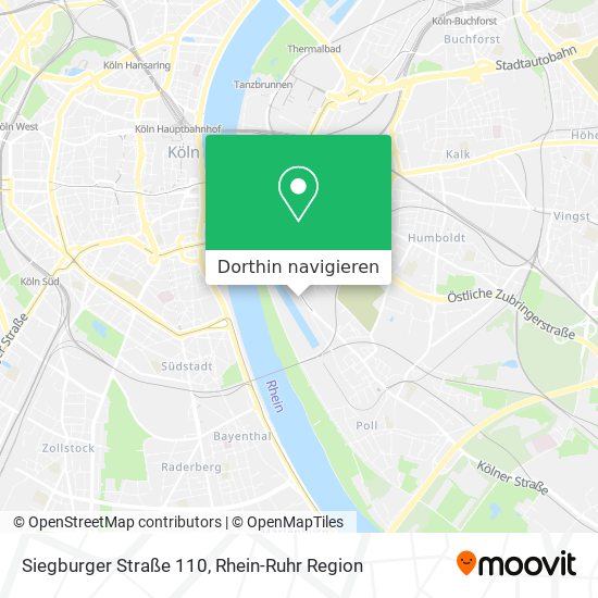 Siegburger Straße 110 Karte