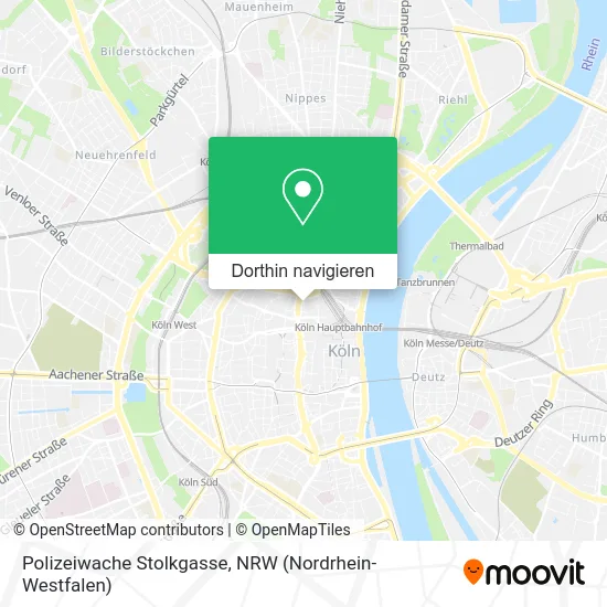 Polizeiwache Stolkgasse Karte