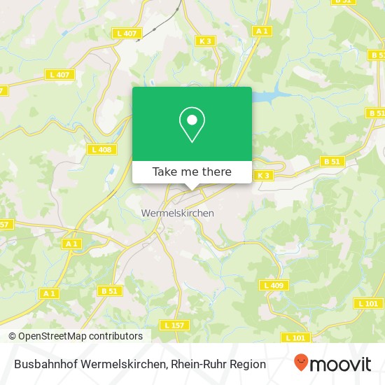 Busbahnhof Wermelskirchen Karte