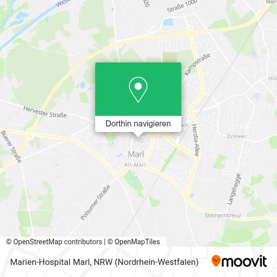 Marien-Hospital Marl Karte