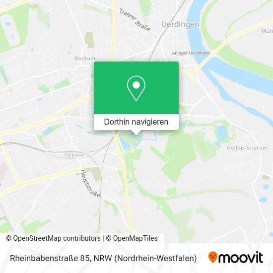 Rheinbabenstraße 85 Karte