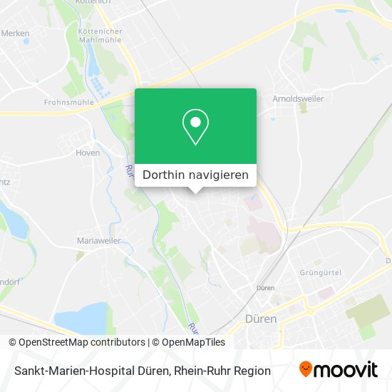 Sankt-Marien-Hospital Düren Karte