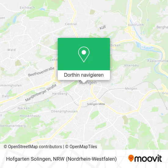 Hofgarten Solingen Karte