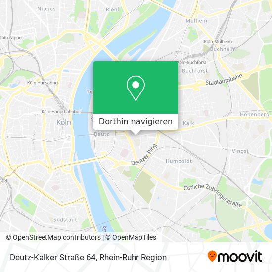 Deutz-Kalker Straße 64 Karte