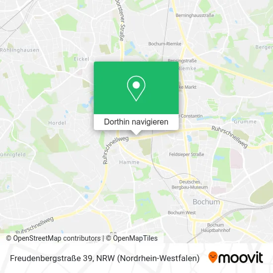 Freudenbergstraße 39 Karte
