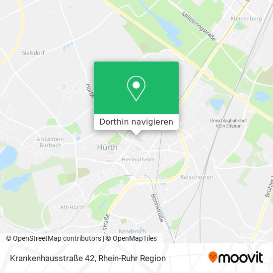 Krankenhausstraße 42 Karte