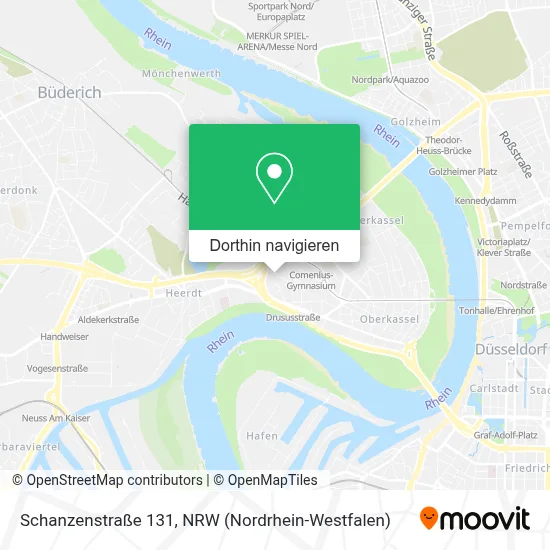 Schanzenstraße 131 Karte