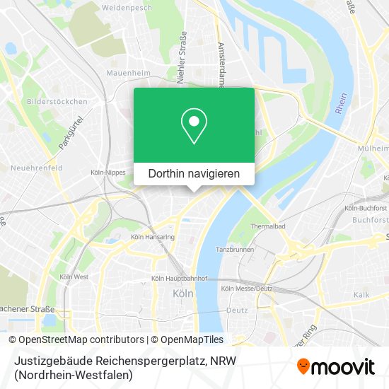 Justizgebäude Reichenspergerplatz Karte