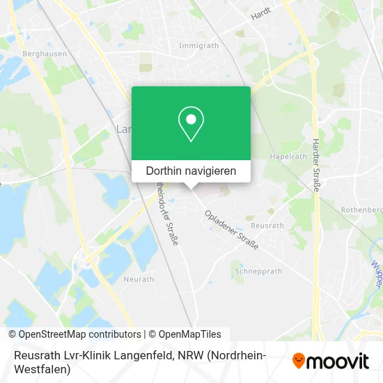 Reusrath Lvr-Klinik Langenfeld Karte