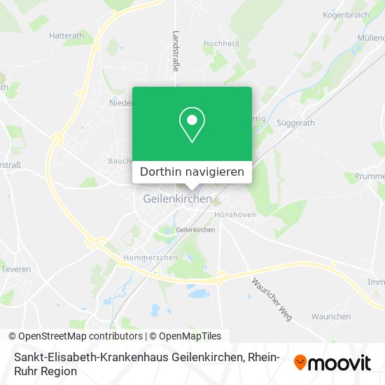 Sankt-Elisabeth-Krankenhaus Geilenkirchen Karte