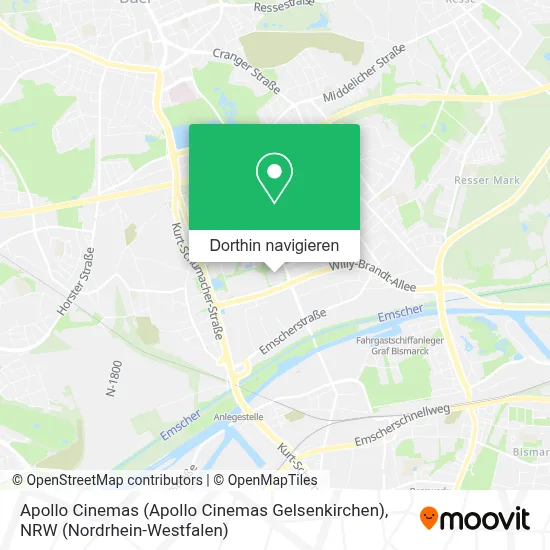 Apollo Cinemas (Apollo Cinemas Gelsenkirchen) Karte