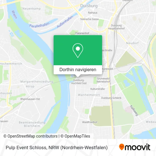 Pulp Event Schloss Karte