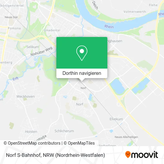 Norf S-Bahnhof Karte