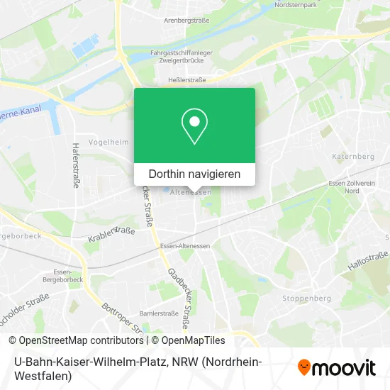 U-Bahn-Kaiser-Wilhelm-Platz Karte