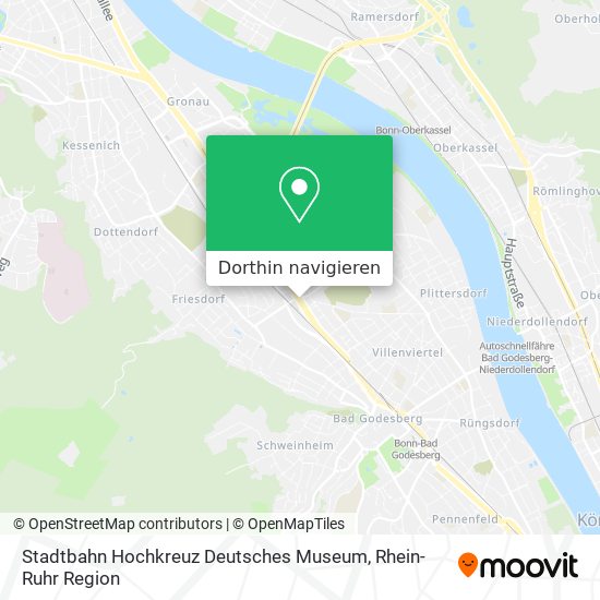 Stadtbahn Hochkreuz Deutsches Museum Karte