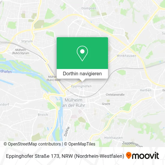 Eppinghofer Straße 173 Karte