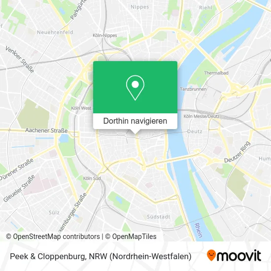 Peek & Cloppenburg Karte