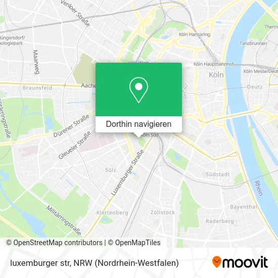 luxemburger str Karte