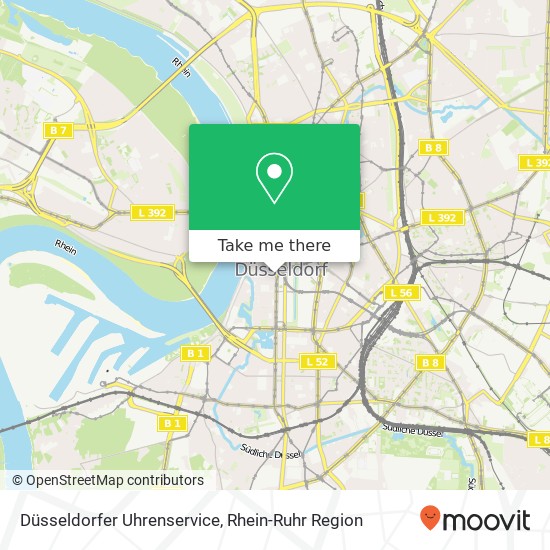 Düsseldorfer Uhrenservice Karte