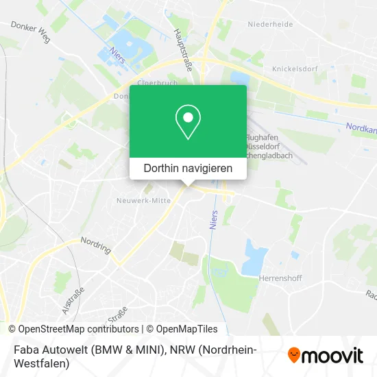 Faba Autowelt (BMW & MINI) Karte