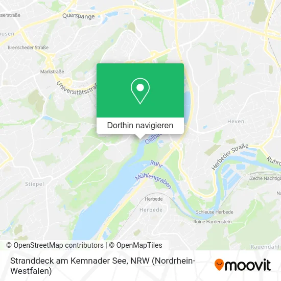 Stranddeck am Kemnader See Karte