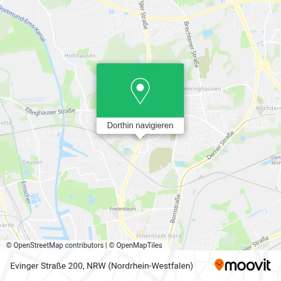 Evinger Straße 200 Karte