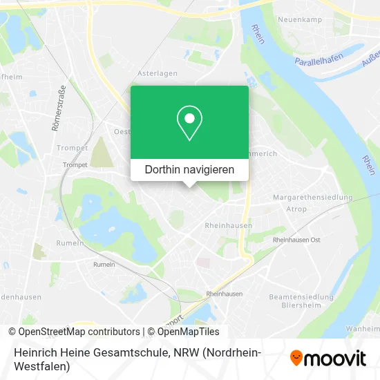 Heinrich Heine Gesamtschule Karte