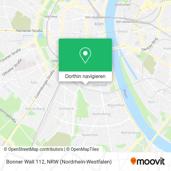 Bonner Wall 112 Karte