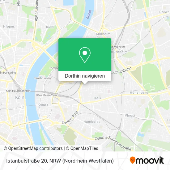 Istanbulstraße 20 Karte