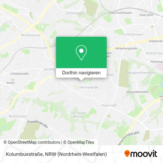 Kolumbusstraße Karte