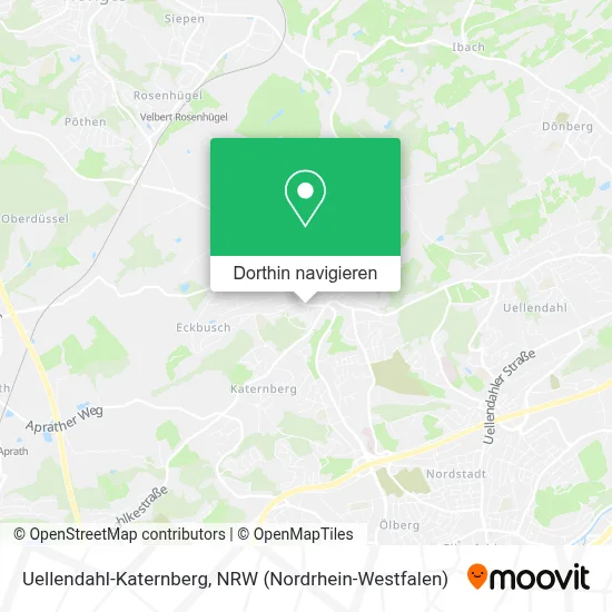 Uellendahl-Katernberg Karte