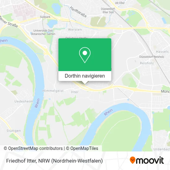 Friedhof Itter Karte