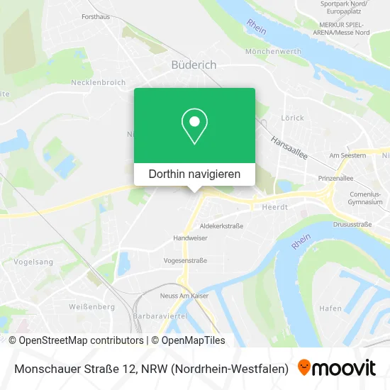 Monschauer Straße 12 Karte