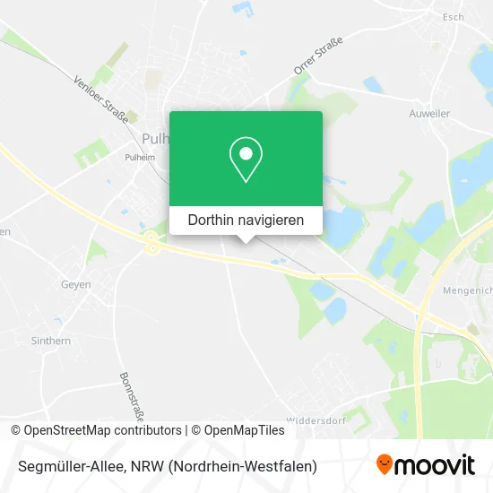 Segmüller-Allee Karte